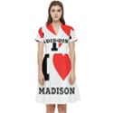 I love Madison  Short Sleeve Waist Detail Dress View1