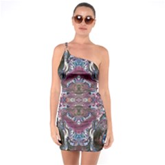 Blend Iv One Soulder Bodycon Dress by kaleidomarblingart