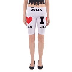 I Love Julia  Yoga Cropped Leggings by ilovewhateva