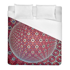 Sphere Spherical Metallic Colorful Circular Orb Duvet Cover (full/ Double Size) by Jancukart