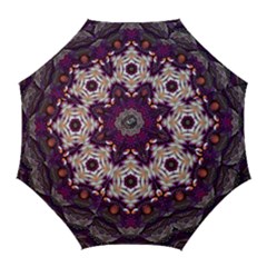 Rosette Kaleidoscope Mosaic Abstract Background Art Golf Umbrellas by Jancukart