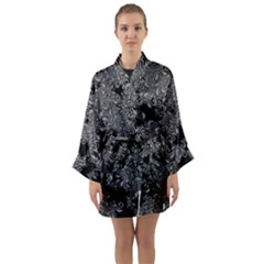 Modern Tribalism Elegance Print Long Sleeve Satin Kimono by dflcprintsclothing