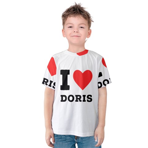 I Love Doris Kids  Cotton Tee by ilovewhateva