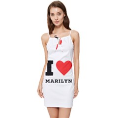 I Love Marilyn Summer Tie Front Dress by ilovewhateva