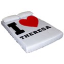 I love theresa Fitted Sheet (Queen Size) View2