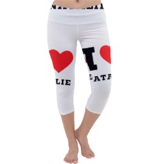 I Love Natalie Capri Yoga Leggings by ilovewhateva