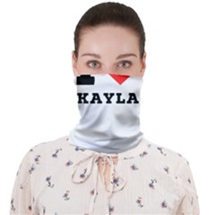 I Love Kayla Face Covering Bandana (adult) by ilovewhateva