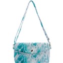 Tropical Blue Ocean Wave Removable Strap Clutch Bag View1