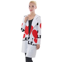 I Love Alexis Hooded Pocket Cardigan by ilovewhateva