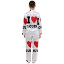 I love louis Women s Long Sleeve Satin Pajamas Set	 View2