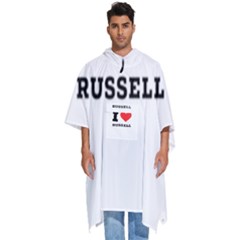 I Love Russell Men s Hooded Rain Ponchos by ilovewhateva