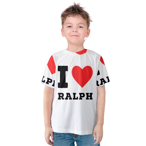 I Love Ralph Kids  Cotton Tee by ilovewhateva