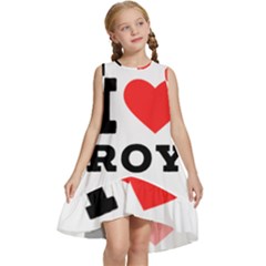 I Love Roy Kids  Frill Swing Dress by ilovewhateva