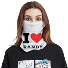 I Love Randy Face Covering Bandana (two Sides) by ilovewhateva