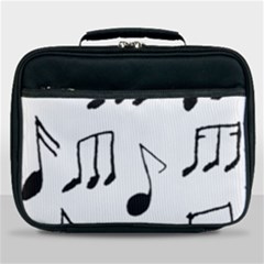 Music Is The Answer Phrase Concept Graphic Lunch Bag by dflcprintsclothing