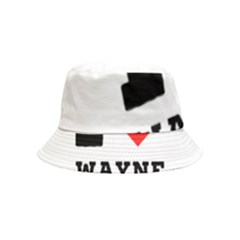 I Love Wayne Inside Out Bucket Hat (kids) by ilovewhateva