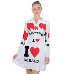 I Love Gerald Long Sleeve Panel Dress by ilovewhateva