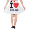 I love harold Velvet High Waist Skirt View2