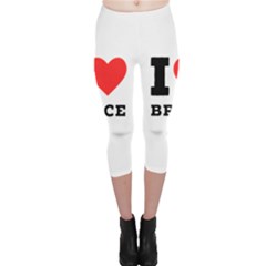 I Love Bruce Capri Leggings  by ilovewhateva