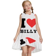 I Love Billy Kids  Frill Swing Dress by ilovewhateva