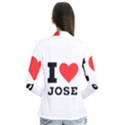 I love jose Drape Collar Cardigan View2