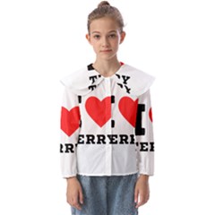 I Love Terry  Kids  Peter Pan Collar Blouse by ilovewhateva