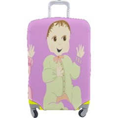 Happy 02 Luggage Cover (large) by nateshop