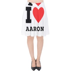 I Love Aaron Velvet High Waist Skirt by ilovewhateva