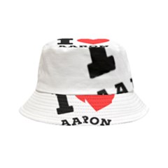 I Love Aaron Inside Out Bucket Hat by ilovewhateva