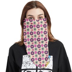 Cute Floral Pattern Face Covering Bandana (triangle) by GardenOfOphir