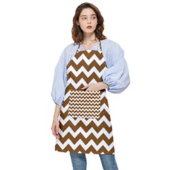 Chevron Pattern Gifts Pocket Apron by GardenOfOphir