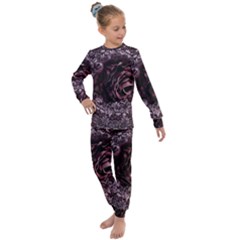 Rose Mandala Kids  Long Sleeve Set  by MRNStudios