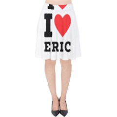 I Love Eric Velvet High Waist Skirt by ilovewhateva