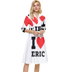 I Love Eric Classy Knee Length Dress by ilovewhateva