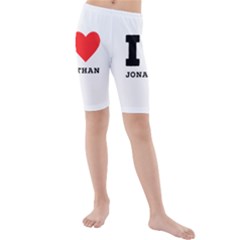 I Love Jonathan Kids  Mid Length Swim Shorts by ilovewhateva