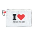 I love jonathan Canvas Cosmetic Bag (Medium) View1