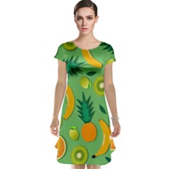 Fruit Tropical Pattern Design Art Cap Sleeve Nightdress by danenraven