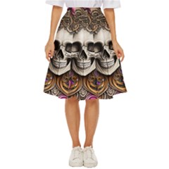 Skull Bones Classic Short Skirt by GardenOfOphir