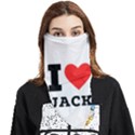 I love jack Face Covering Bandana (Triangle) View1