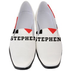 I Love Stephen Women s Classic Loafer Heels by ilovewhateva