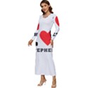 I love stephen Long Sleeve Longline Maxi Dress View2