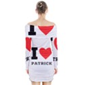 I love Patrick  Long Sleeve Off Shoulder Dress View2