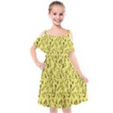 Back-to-school Kids  Cut Out Shoulders Chiffon Dress View1