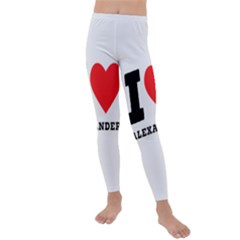 I Love Alexander Kids  Lightweight Velour Leggings by ilovewhateva