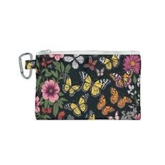 Flowers-109 Canvas Cosmetic Bag (small) by nateshop