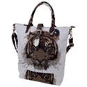 Tiger Comic Cartoon Animal Buckle Top Tote Bag View1