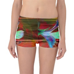 Abstract Fractal Design Digital Wallpaper Graphic Backdrop Boyleg Bikini Bottoms by Semog4