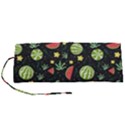 Watermelon Berries Patterns Pattern Roll Up Canvas Pencil Holder (S) View1