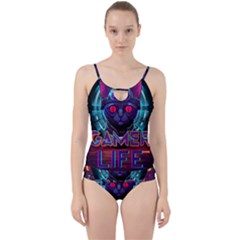 Gamer Life Cut Out Top Tankini Set by minxprints