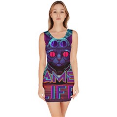 Gamer Life Bodycon Dress by minxprints